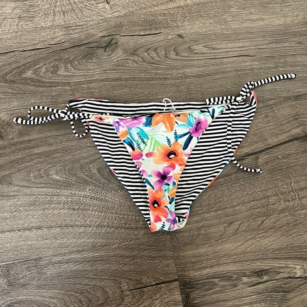 Hot water floral bikini bottom S/P